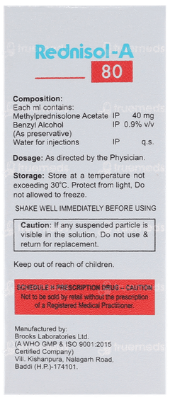 Rednisol A 80 Injection 2ml